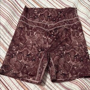 Women's Snake Print Shorts